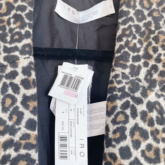 IRO wool blend Experience Shadow Coat FR40 - Picture 16 of 16